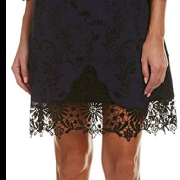 NWT T TAHARI AMANDA EMBROIDERED LACE DRESS 🤩 SZ M - Picture 4 of 11